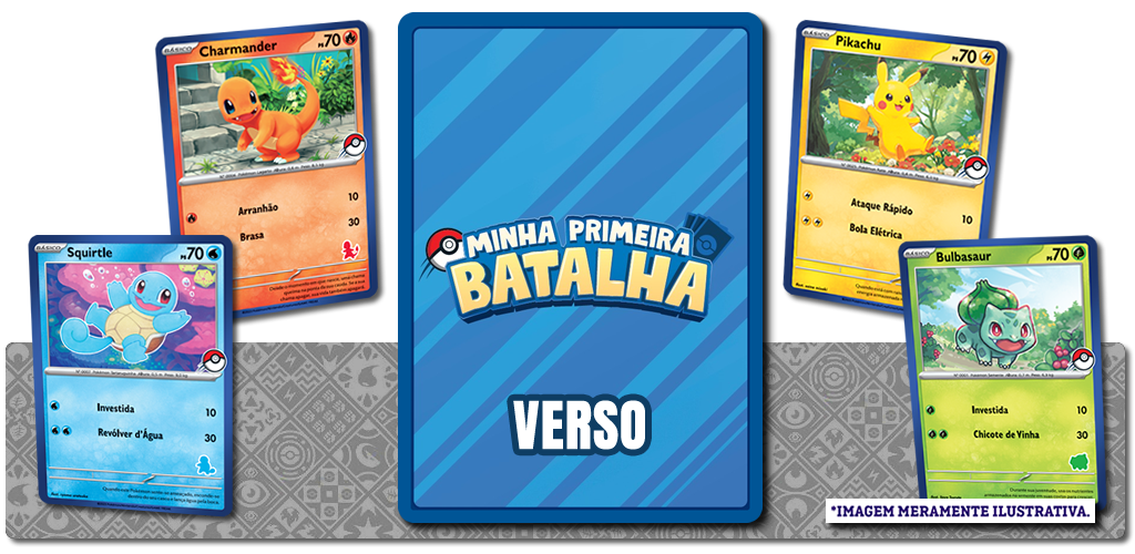 Baralho Minha Primeira Batalha Verso das Cartas
